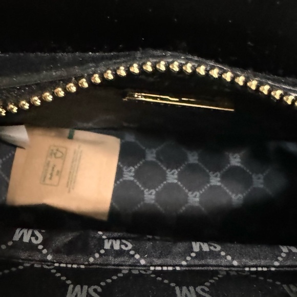 Steve madden bevelyn Rhinestone gold and silver logo satchel crossbody MSRP 108$ - Picture 7 of 7